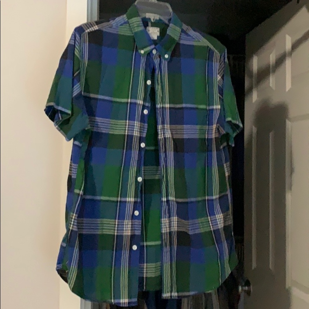 J crew sleeveless button up